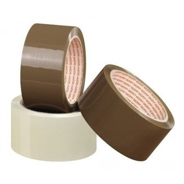 Imagen de CINTA ADHESIVA MARRON O TRANSPARENTE (ANCHO 5 CMS X 50 METROS)