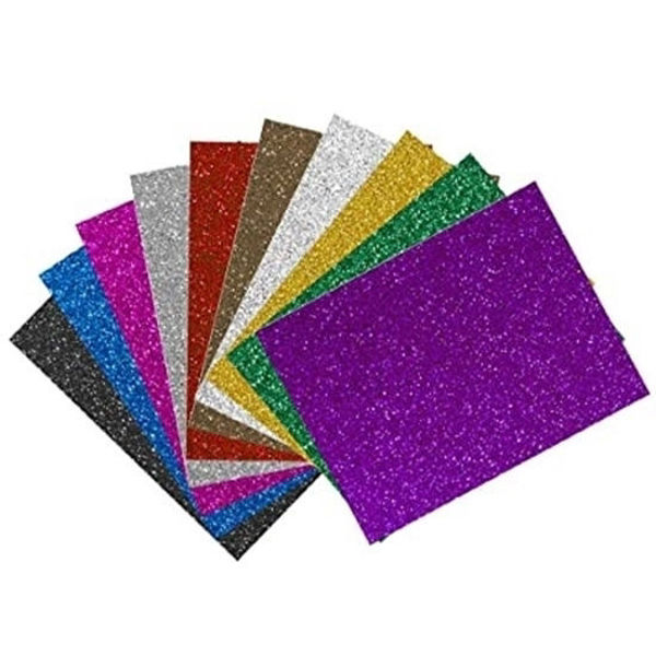 Imagen de PLANCHA DE GOMA EVA CON BRILLANTINA 40 X 60 CM