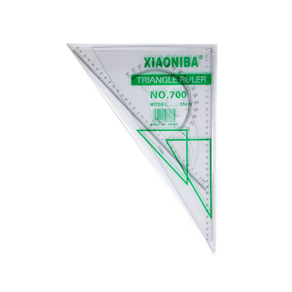 Imagen de ESCUADRAS CON SEMICIRCULO GRANDE (DE 60° Y 45°)