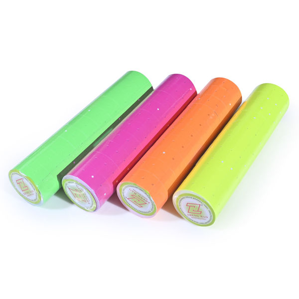 Imagen de TUBO DE ETIQUETAS FLUO PARA PRECIO