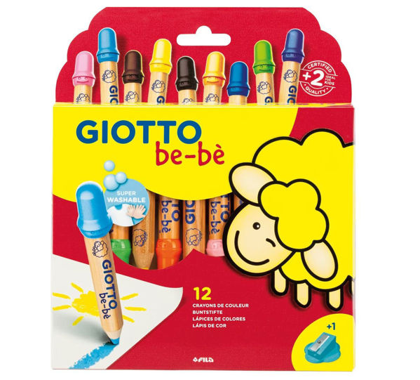 Imagen de LAPICES DE COLORES GIOTTO BEBE  X12 COLORES