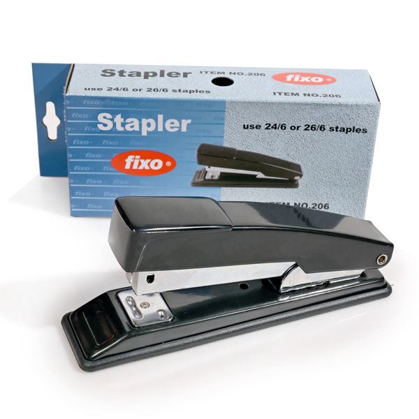 Imagen de ENGRAMPADORA 206 FIXO Y CAJA DE GRAPAS 24/6 X 1000