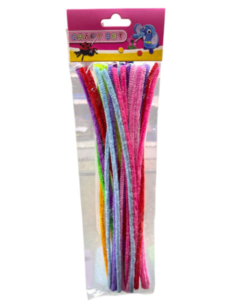 Imagen de ALAMBRE FORRADO DE COLORES (LIMPIAPIPA)