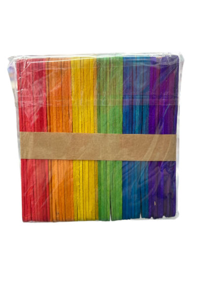 Imagen de PALITOS DE HELADO DE COLORES