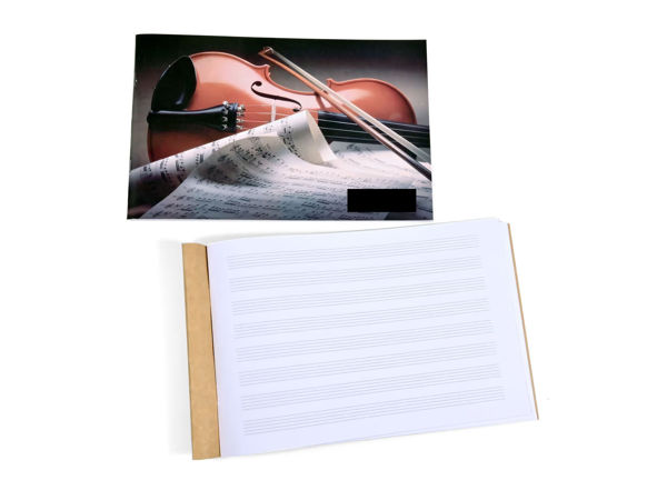 Imagen de CUADERNO DE MUSICA DE 20 HOJAS