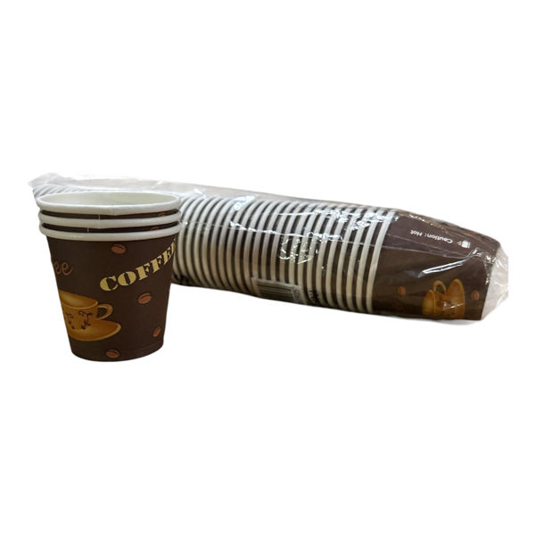Imagen de SET DE 25 VASOS DE CAFE (MINI) DE 2.5 OZ