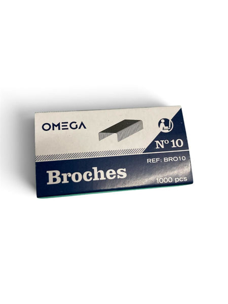 Imagen de BROCHES DE GRAPADORA Nº 10 CAJA X1000