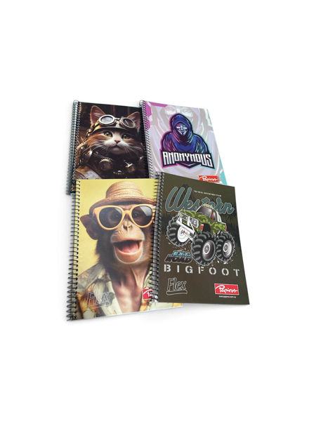 Imagen de CUADERNO PAPIROS FLEX  Nº796 CON ESPIRAL