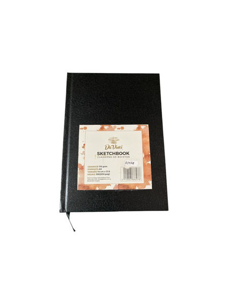 Imagen de CUADERNO SKETCH DA VINCI A5 110 GRS COSIDO SFZ034   DS