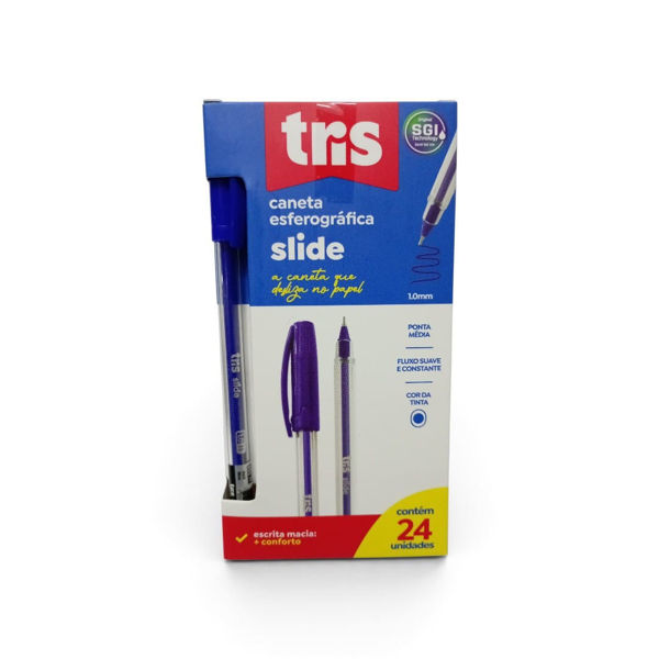 Imagen de BOLIGRAFO TRIS SLIDE AZUL