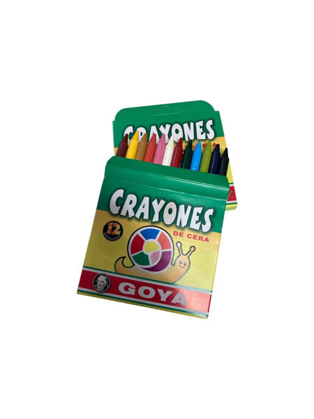 Imagen de CRAYOLAS GOYA DE 12 COLORES