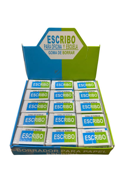 Imagen de GOMA DE BORRAR ESCRIBO C/U   XKK681  QU