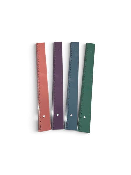 Imagen de REGLA DE 30 CMS COLORES PASTEL ACRIMET CELESTE