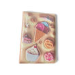 Imagen de LIBRETA TIPO CUADERNO A5 C/RELIEVE CONO HELADO