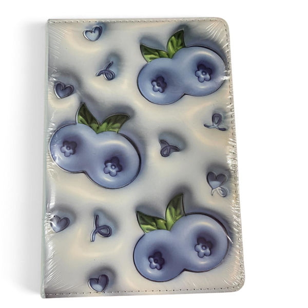 Imagen de LIBRETA TIPO CUADERNO A5 C/RELIEVE ARANDANOS