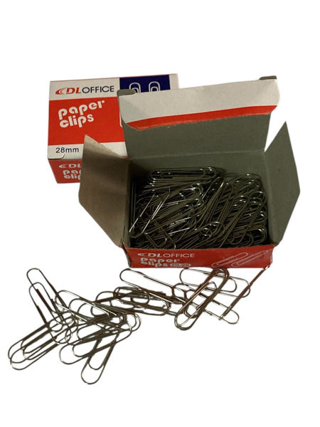 Imagen de CAJA DE CLIPS 28MM X100