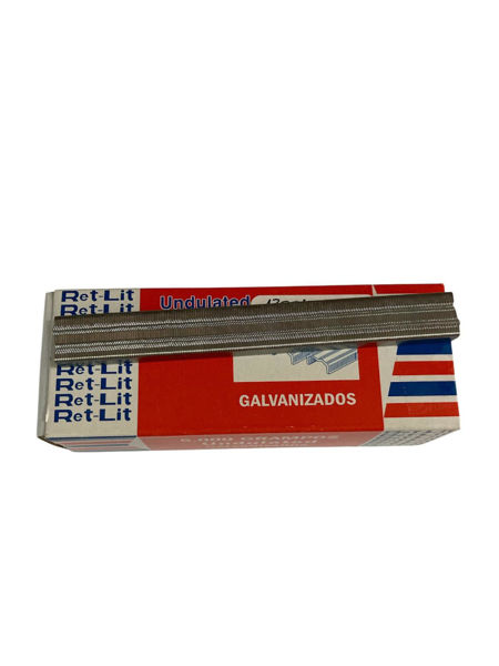 Imagen de BROCHES ONDULADOS GALVANIZADOS CAJA 5000